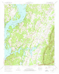Snow Hill 1964 topographic map thumbnail