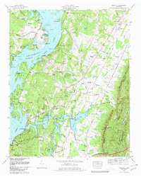 Snow Hill 1980 topographic map thumbnail