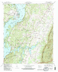 Snow Hill 1980 topographic map thumbnail