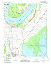 Tiptonville 1964 topographic map thumbnail