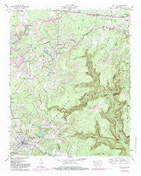 Tracy City 1947 topographic map thumbnail