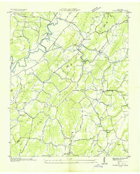 Tranquillity 1936 topographic map thumbnail