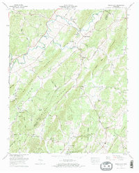 Tranquillity 1973 topographic map thumbnail