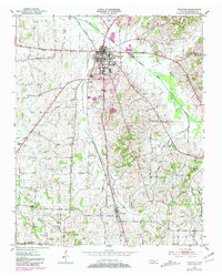 Trenton 1951 topographic map preview