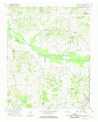 Trezevant West 1966 topographic map thumbnail