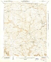 Twin Bridges 1945 topographic map thumbnail