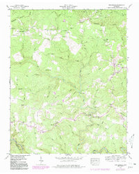 Twin Bridges 1943 topographic map thumbnail
