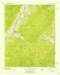 Unicoi 1939 topographic map thumbnail
