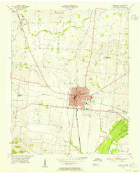 Union City 1954 topographic map thumbnail