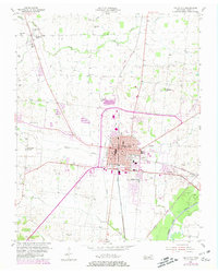 Union City 1954 topographic map thumbnail