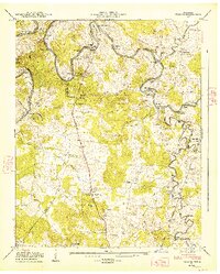 Verona 1947 topographic map thumbnail