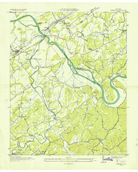 Vonore 1935 topographic map thumbnail