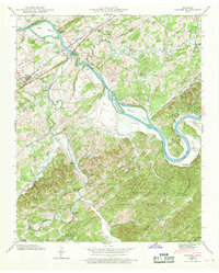 Vonore 1941 topographic map thumbnail