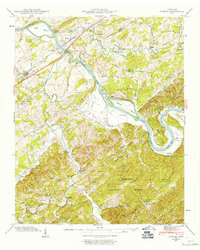 Vonore 1941 topographic map thumbnail
