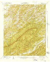 Walden Creek 1941 topographic map thumbnail