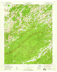 Walden Creek 1953 topographic map thumbnail