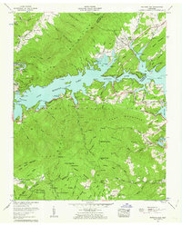 Watauga Dam 1960 topographic map thumbnail