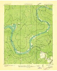 Wauhatchie 1936 topographic map thumbnail