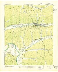 Waverly 1936 topographic map preview