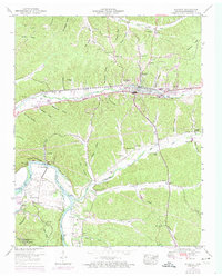 Waverly 1950 topographic map thumbnail