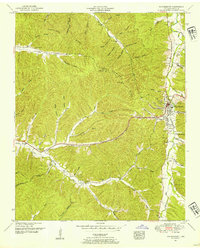 Waynesboro 1951 topographic map thumbnail