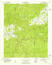 Wear Cove 1953 topographic map thumbnail