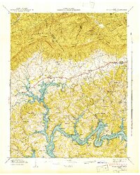 Well Spring 1942 topographic map thumbnail