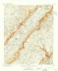 Sequatchie Valley 1909 topographic map thumbnail