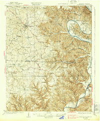 Tompkinsville 1929 topographic map thumbnail