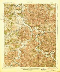 Gordonsville 1928 topographic map thumbnail