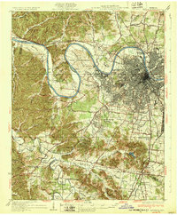 Nashville 1932 topographic map thumbnail