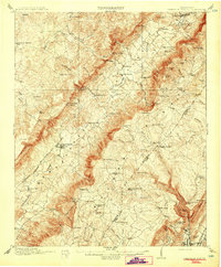 Pikeville 1910 topographic map thumbnail
