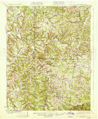 Red Boiling Springs 1931 topographic map thumbnail
