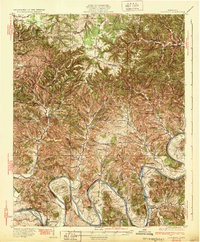 Carthage 1932 topographic map thumbnail