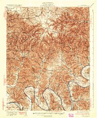 Carthage 1932 topographic map thumbnail