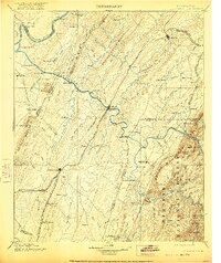 Cleveland 1901 topographic map thumbnail