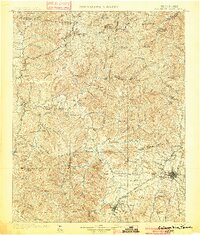 Colombia topographic map thumbnail