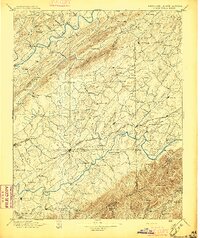 Greeneville 1896 topographic map thumbnail