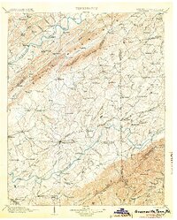 Greeneville 1904 topographic map thumbnail