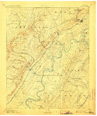 Kingston 1893 topographic map thumbnail