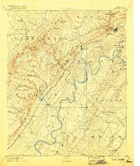 Kingston 1893 topographic map thumbnail