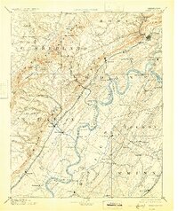 Kingston 1893 topographic map thumbnail