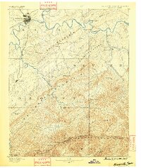 Knoxville 1886 topographic map thumbnail