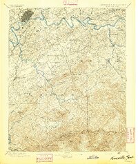 Knoxville 1894 topographic map thumbnail