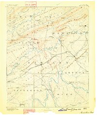 Morristown 1883 topographic map thumbnail