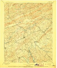 Morristown 1895 topographic map thumbnail