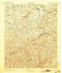 Mt Guyot 1912 topographic map thumbnail
