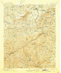 Mt Guyot 1912 topographic map thumbnail