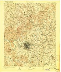 Nashville 1903 topographic map thumbnail