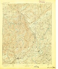 Briceville 1893 topographic map thumbnail